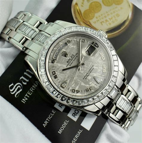 rolex platinum masterpiece 18956 bril|Rolex 18956 diamond set.